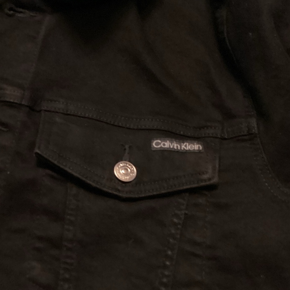 Calvin Klein Black Buttoned Jacket - image 1